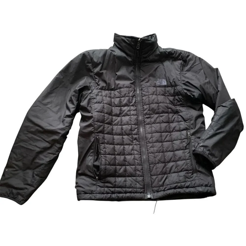 The North Face Black Quilted Brecon Jacket Coat mens sz S